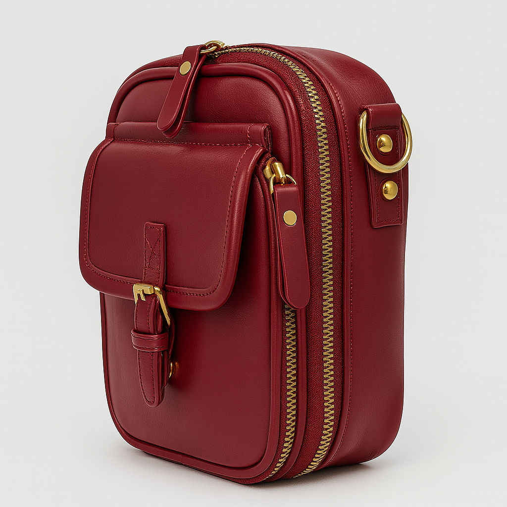 Bolso bandolero compacto de Cuero | Práctico, Elegante y Resistente | Oferta especial por tiempo limitado 30% DCTO 🔥