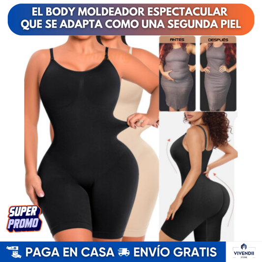 Body Moldeador sin costuras: moldea, realza y con total comodidad todo el día | ¡No esperes más para sentirte y verte increíble! Oferta HOY 🛒