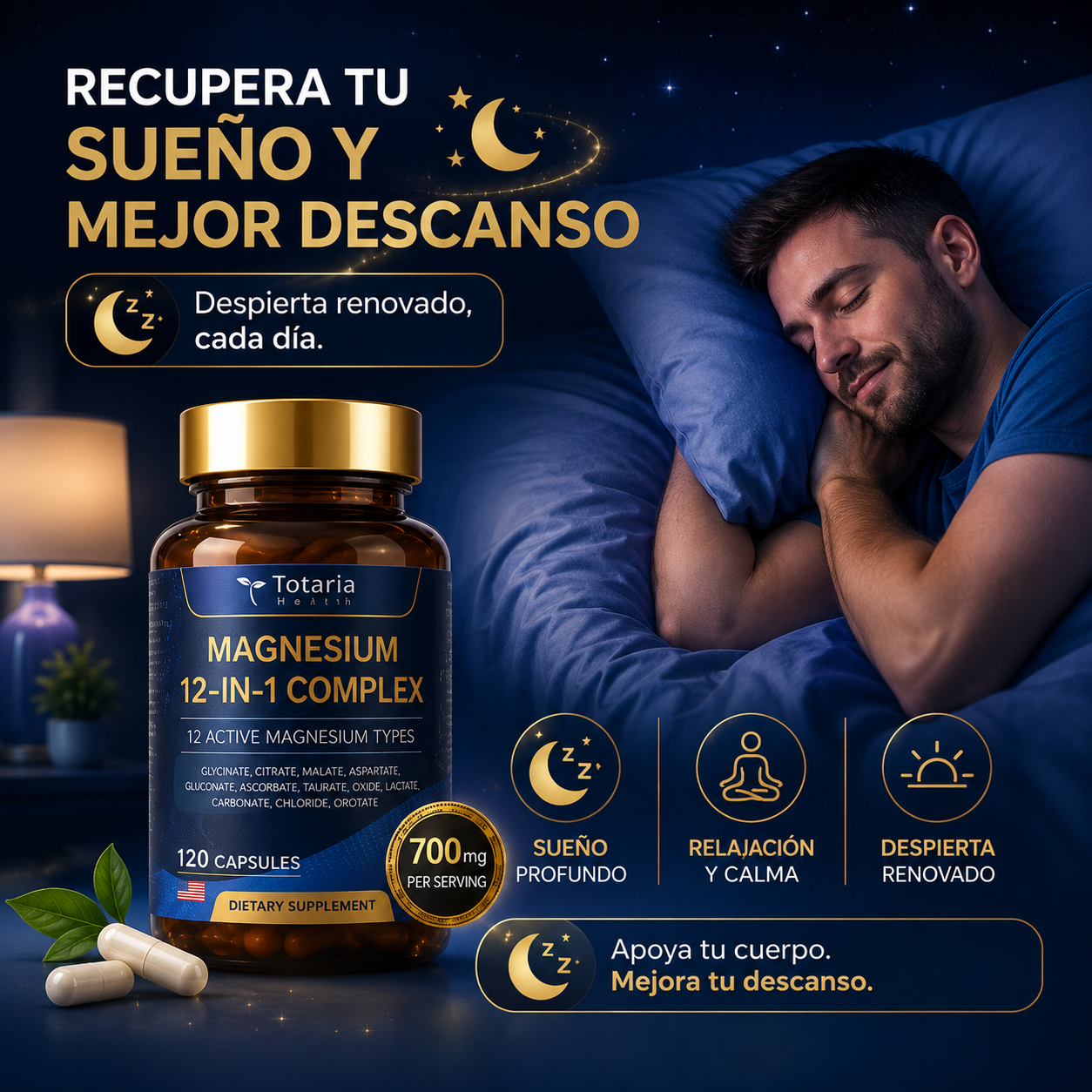 Magnesium 12-in-1 | 120 Cápsulas
