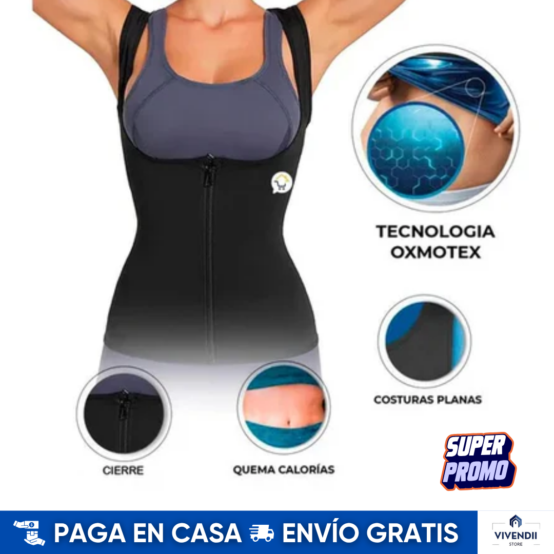 Faja Chaleco Térmico: Conviértete en tu mejor versión: más sudor, más definición, más confianza | Aprovecha PROMO HOY 🔥