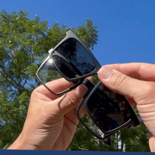 Gafas con 6 lentes intercambiables – Un solo marco, diferentes estilos al instante | Clip magnético: cambia en 1 segundo | ¡Descuento promocional! 🔥