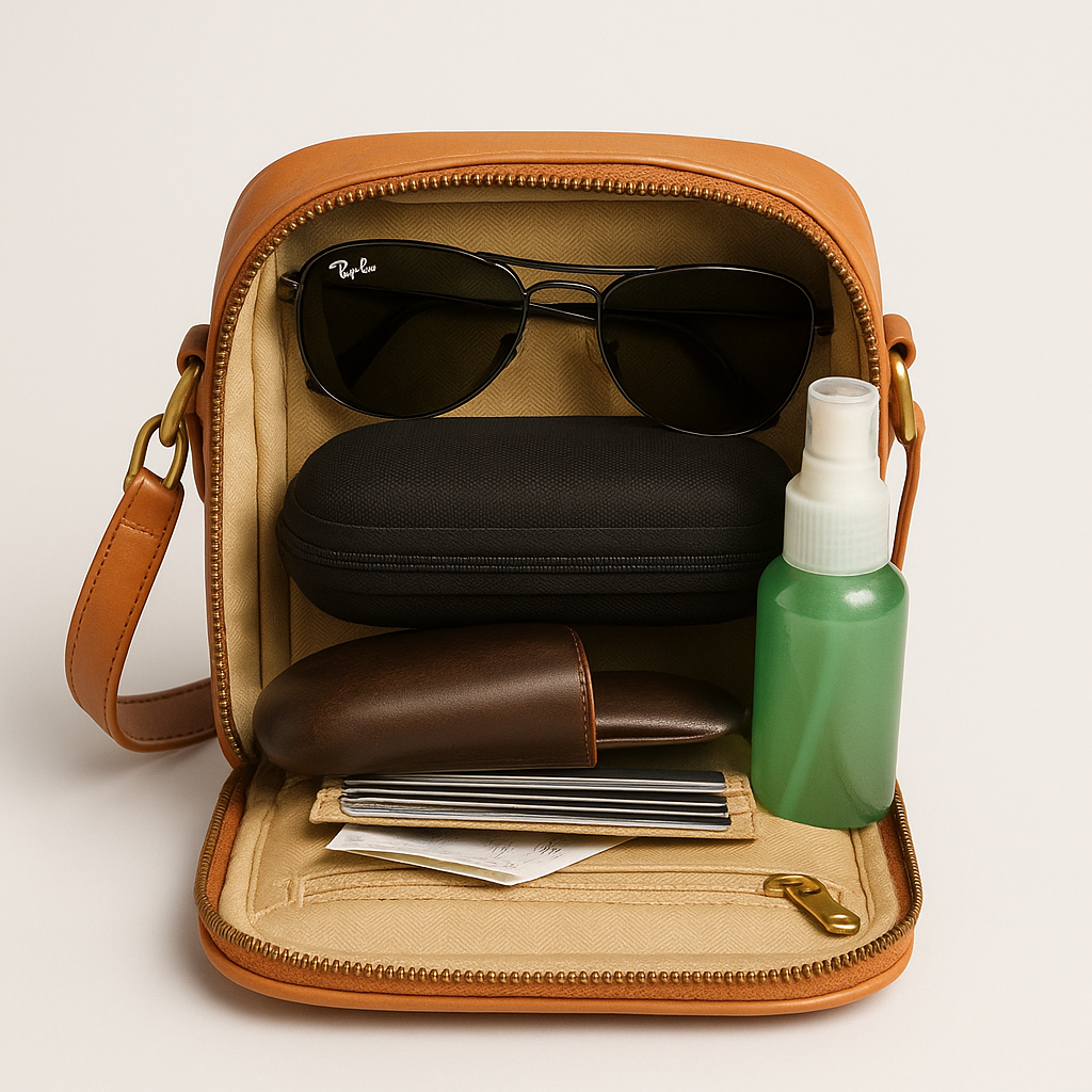Bolso bandolero compacto de Cuero | Práctico, Elegante y Resistente | Oferta especial por tiempo limitado 30% DCTO 🔥