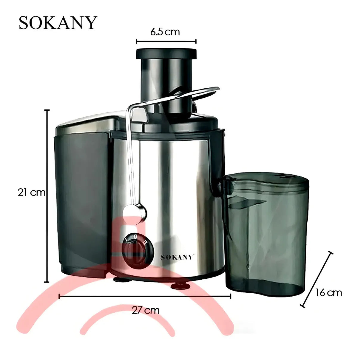 Extractor de Jugos SOKANY 1.6 L de 800w | Jugo fresco y natural en segundos — sin esfuerzo 👌| Súper PROMO por Navidad 🎁