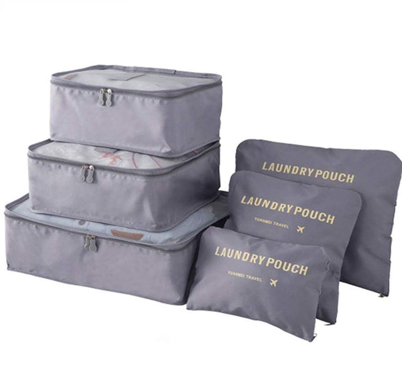 Set Organizador de Maleta 6 PCS – Orden Total en tus Viajes | ¡El desorden en tu equipaje ya no será problema! | Empaca con orden desde HOY, no esperes más 🛒