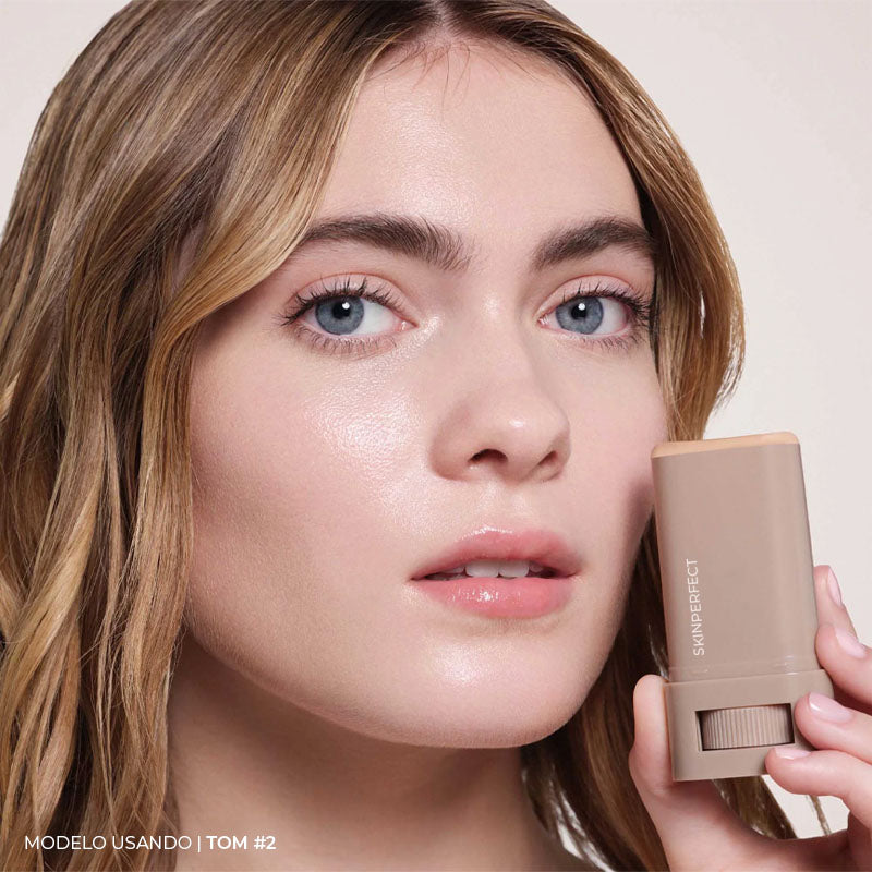 SkinPerfect – Base & Serum en barra: cobertura natural e hidratación todo el día | Especial para cualquier Tono de Piel | Mega oferta de 3Unid HOY 🔥