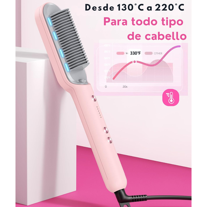 Cepillo Alisador Iónico para todo tipo de Cabello | Domina el frizz y ahorra tiempo ✨
