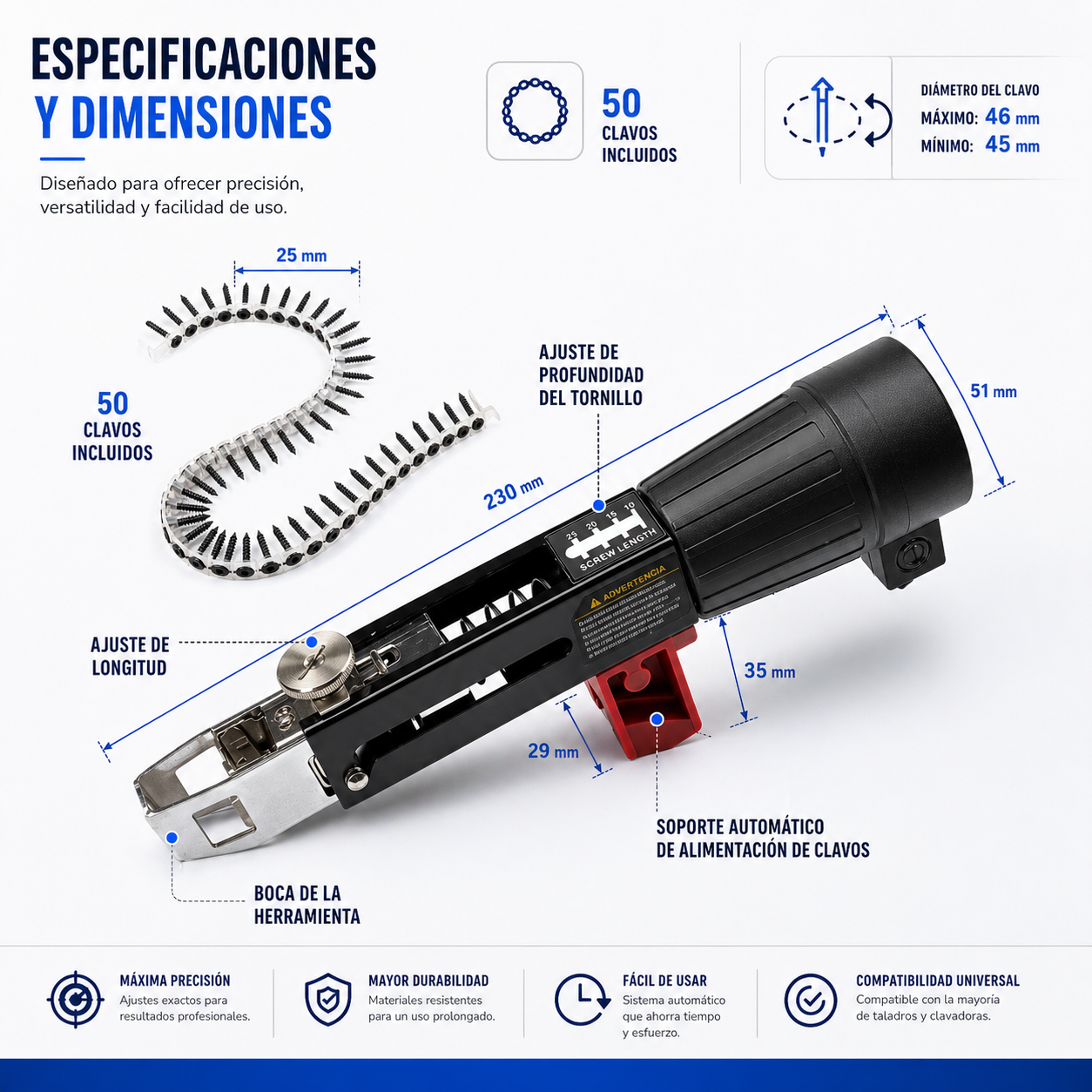 Adaptador Pistola De Tornillos para Taladro 🚀