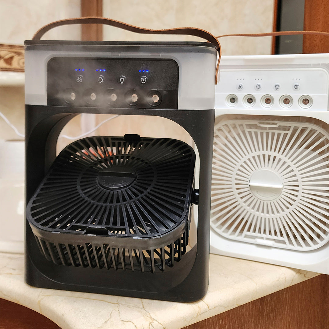 Ventilador Humidificador Multifuncional ❄️ Frescura TOTAL GRATIS 2 ESENCIAS