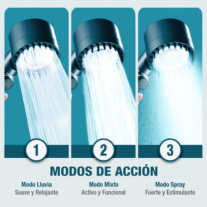 Cabezal de Ducha Multifuncional con Filtro – Relajación, Ahorro y Comodidad 🚿💧