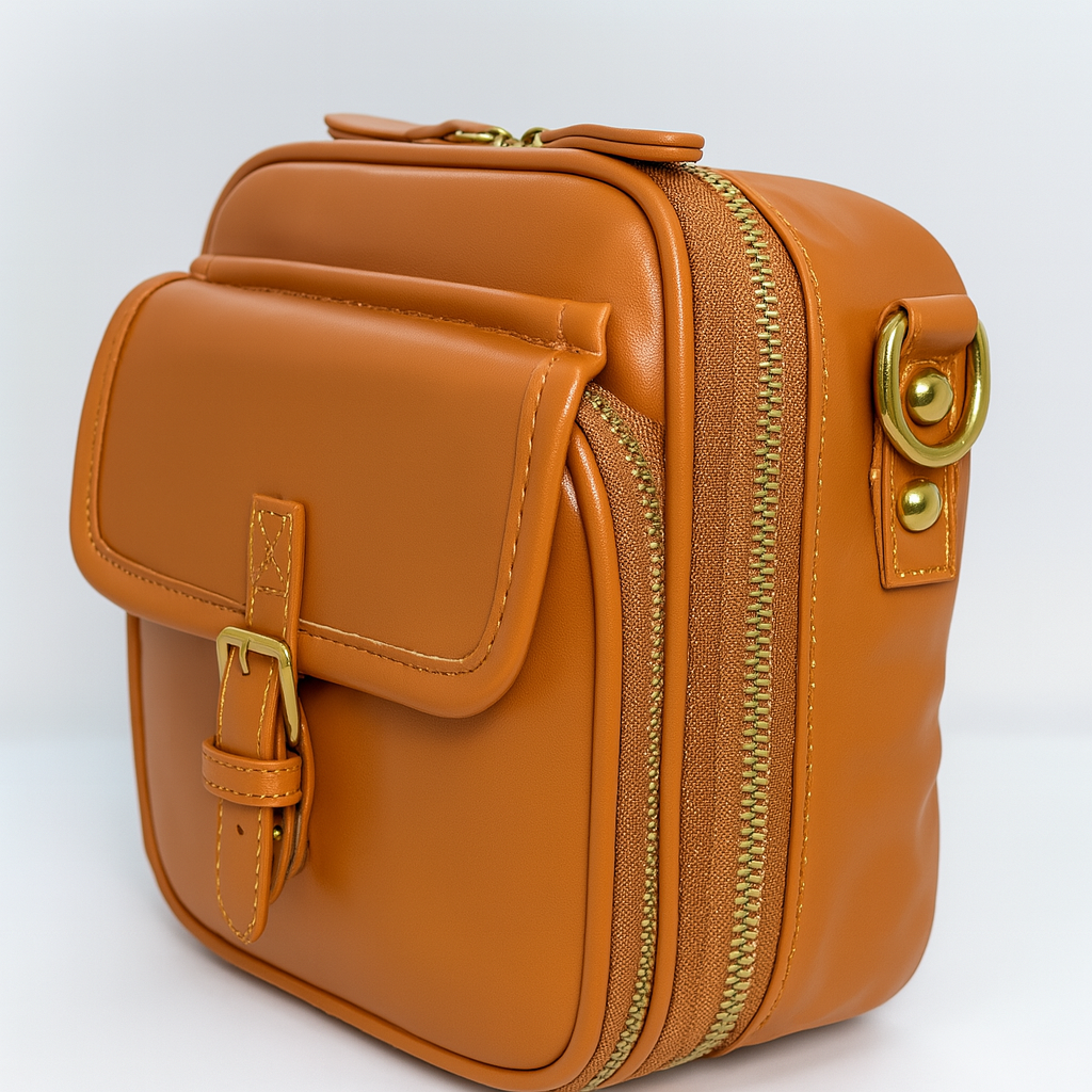 Bolso bandolero compacto de Cuero | Práctico, Elegante y Resistente | Oferta especial por tiempo limitado 30% DCTO 🔥