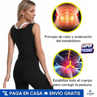 Faja Chaleco Térmico: Conviértete en tu mejor versión: más sudor, más definición, más confianza | Aprovecha PROMO HOY 🔥