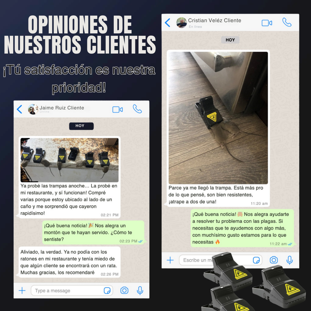 ¡Elimina Roedores Rápido y Seguro! | La solución definitiva, eficaz y reutilizable | GARANTÍA DE SATISFACCIÓN 🛒