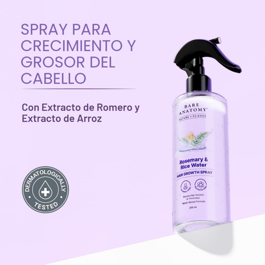 🌿 BARE ANATOMY – SPRAY CAPILAR DE ROMERO | CRECIMIENTO Y VOLUMEN