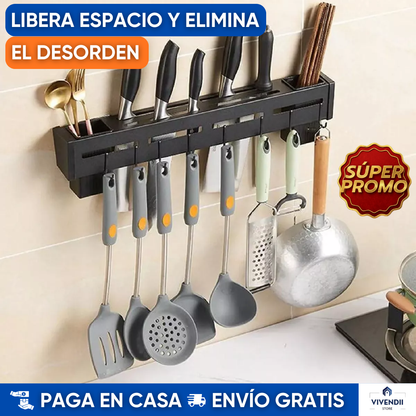 Estante Organizador para Cuchillos y Utensilios de Cocina 🍽️