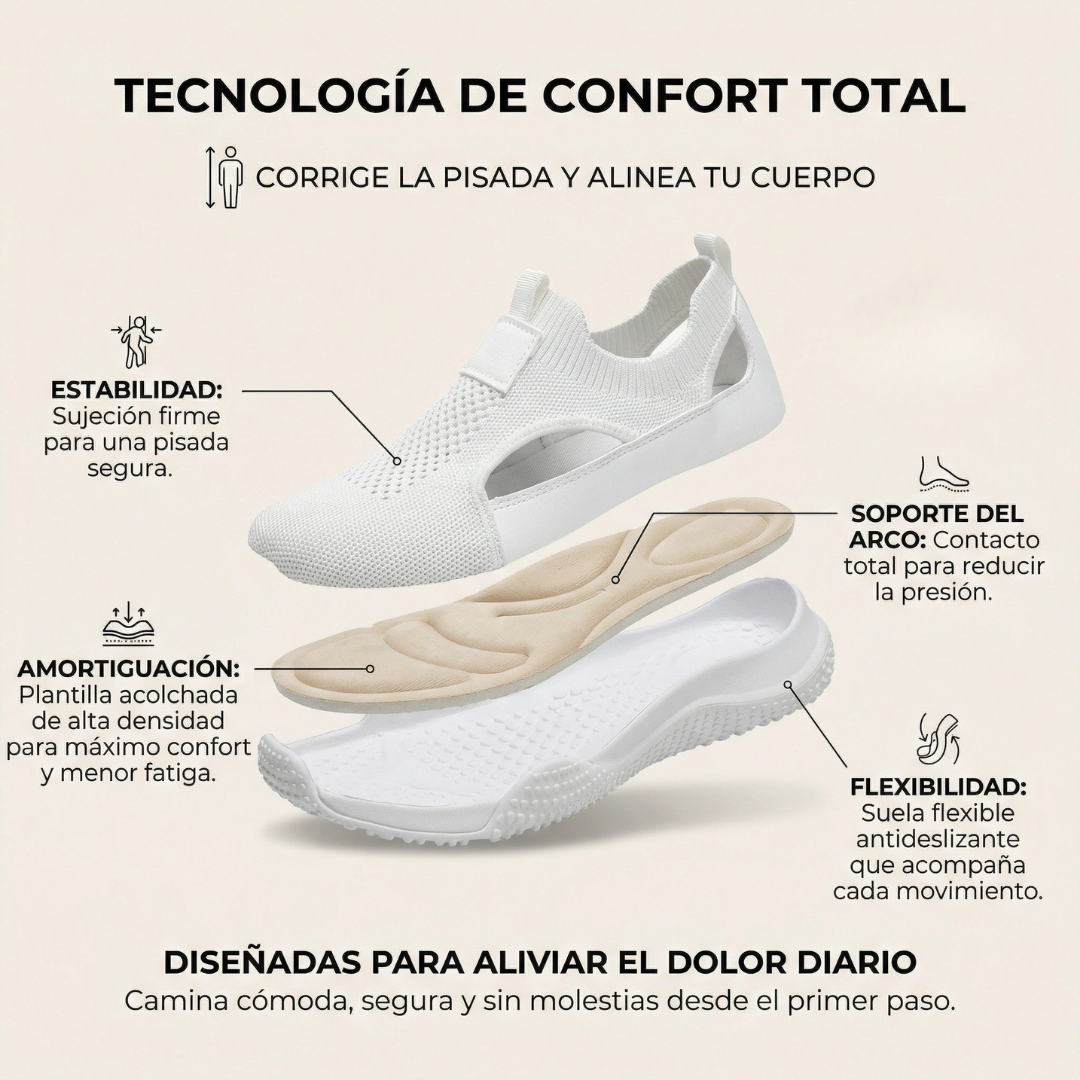 ZAPATILLAS ORTOPEDICAS ULTRAFLEX COMODIDAD EN CADA PASO.