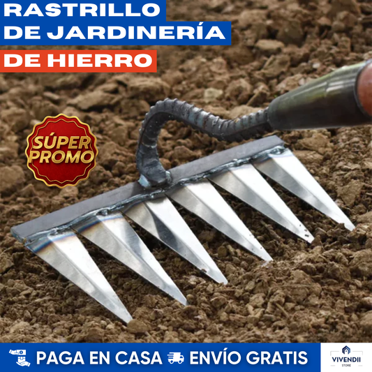 Rastrillo de Jardinería Multifuncional 🌿