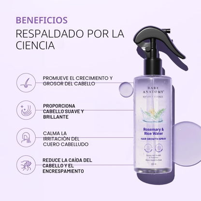 🌿 BARE ANATOMY – SPRAY CAPILAR DE ROMERO | CRECIMIENTO Y VOLUMEN