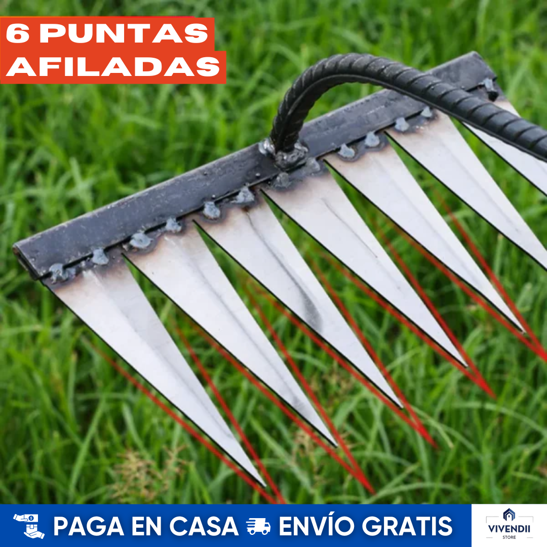 Rastrillo de Jardinería Multifuncional 🌿