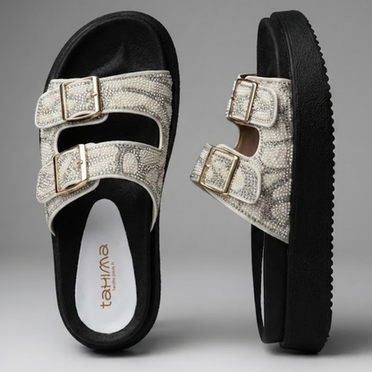 SANDALIAS PLATAFORMA CON BRILLANTES | ULTRACÓMODAS ✨👣