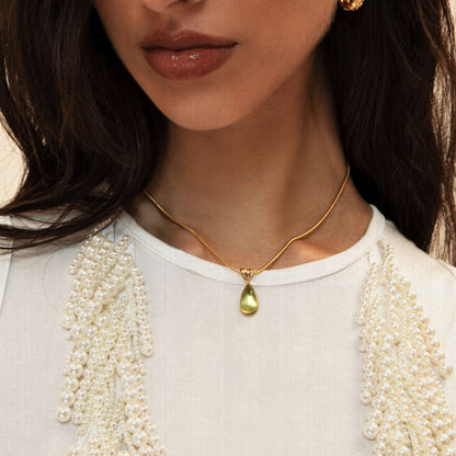 COLLAR GOTA DE AGUA 💧 ELEGANCIA PURA 💎😍