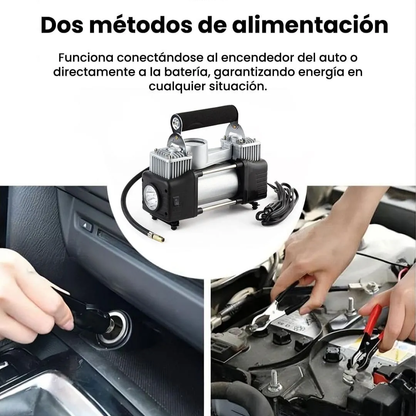 Compresor Portátil Doble Cilindro de Alta Potencia 🚀