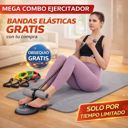 Combo Ejercitador para entrenar todo el cuerpo en casa: Obsequio Bandas Elásticas + Ebook de Entrenamiento 💪🏻