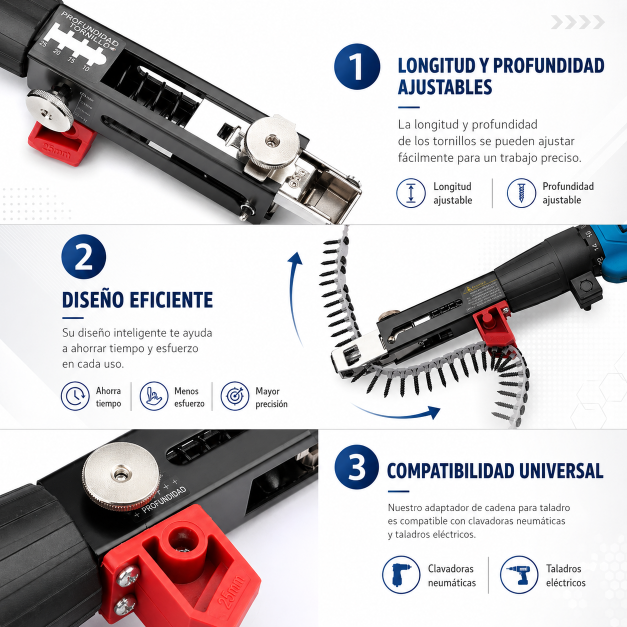 Adaptador Pistola De Tornillos para Taladro 🚀
