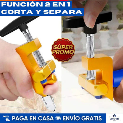 Cortador de Cerámica 2 en 1: Logra cortes precisos y profesionales sin máquinas costosas 🎯