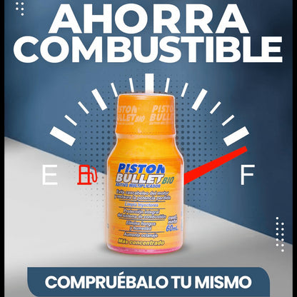 Aditivo Piston Bullet Bio: Recupera la Potencia de tu Motor y Ahorra Combustible | SUPER OFERTA PACK X3