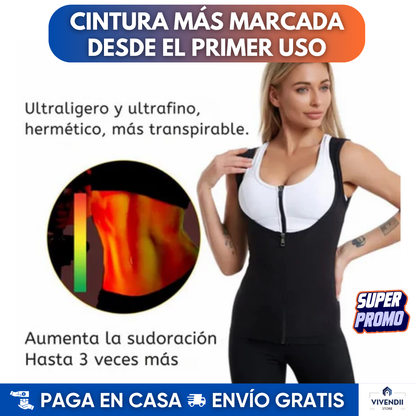 Faja Chaleco Térmico: Conviértete en tu mejor versión: más sudor, más definición, más confianza | Aprovecha PROMO HOY 🔥