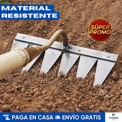 Rastrillo de Jardinería Multifuncional 🌿