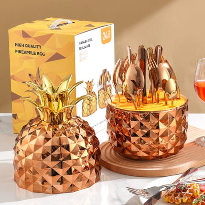 SET DE CUBIERTOS PREMIUM | 24 PIEZAS🍴