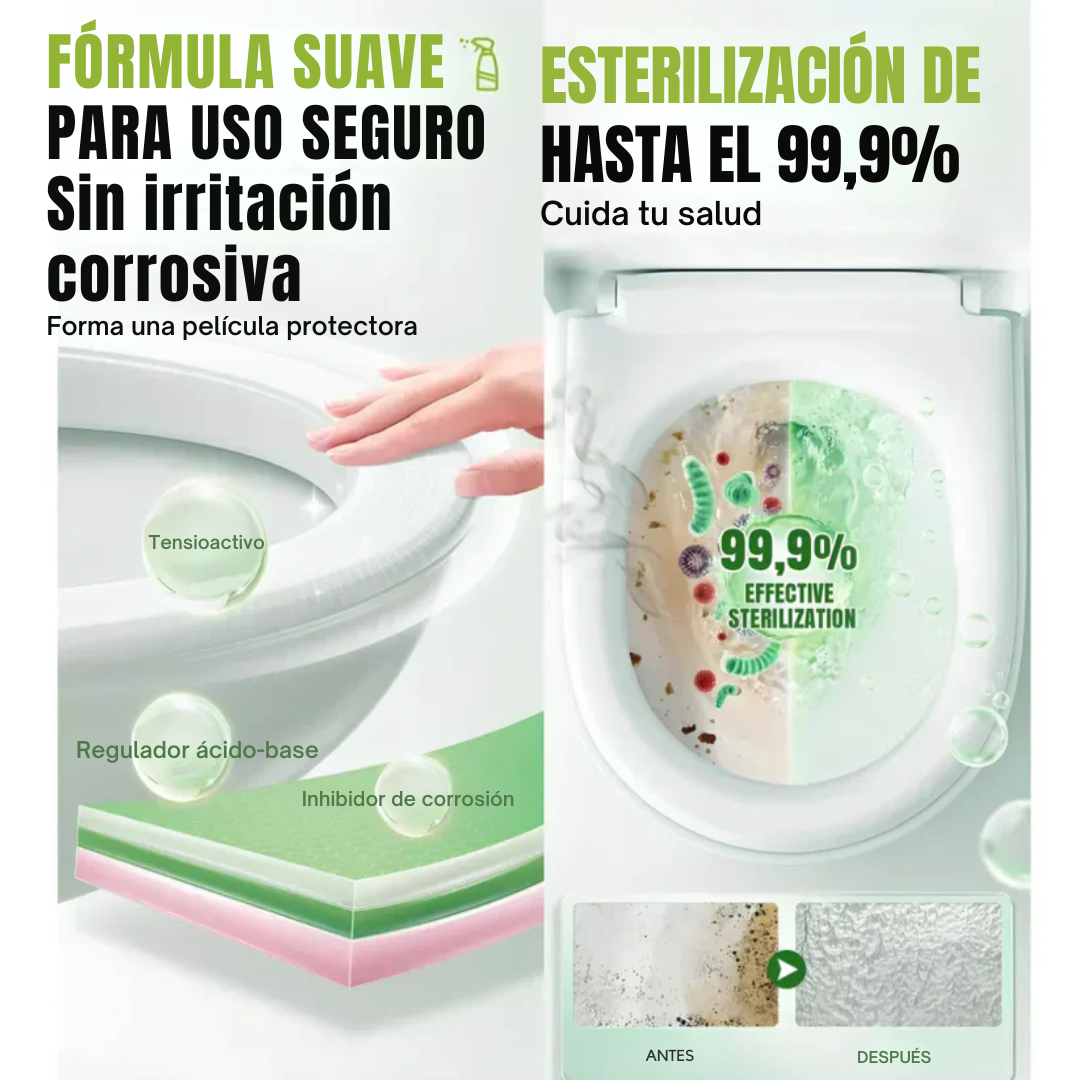 Powerfull limpiador y desmanchador 500 ml – Elimina óxido, moho y sarro sin dañar tus superficies | HOY 2X1 🔥