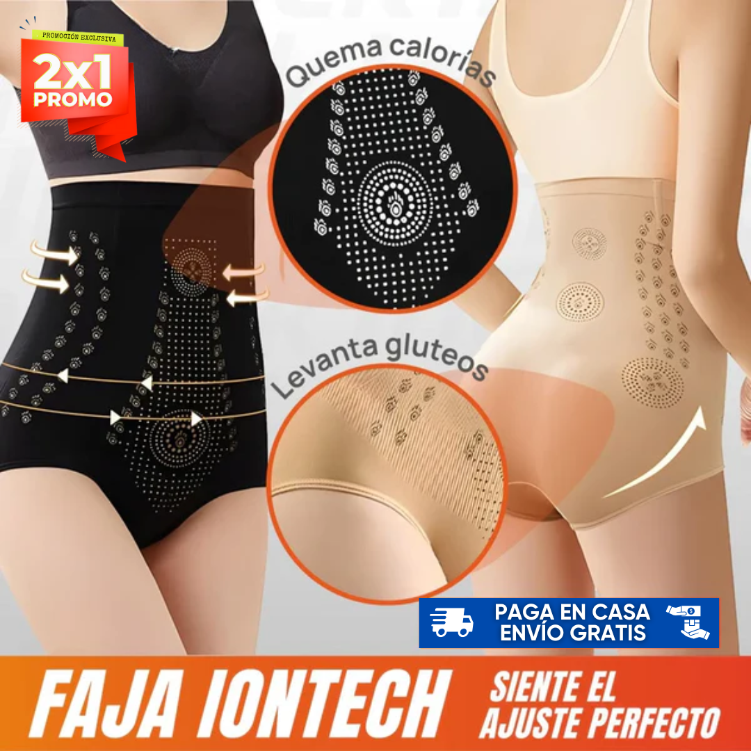 Panty Faja IonTech: Moldea, Realza, Controla  | Estampado elegante y diseño invisible bajo la ropa |  | Empieza a lucir tu mejor versión HOY 2X1 🛒