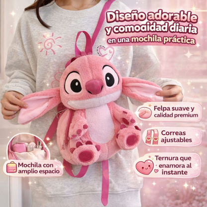 Mochila Peluche Stitch 3D – Lleva estilo, ternura y personalidad a todas partes 💙🎒
