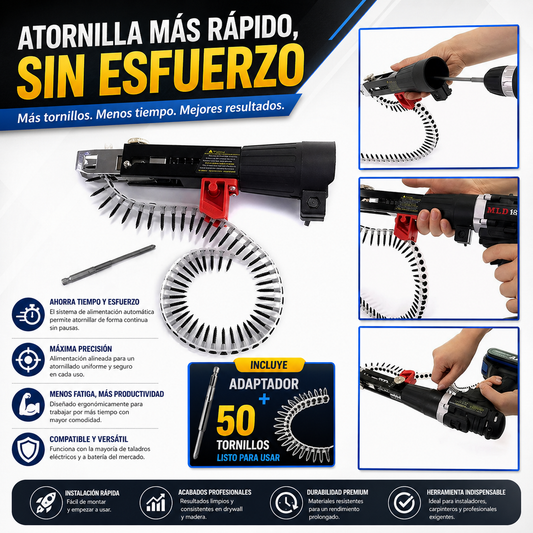 Adaptador Pistola De Tornillos para Taladro 🚀