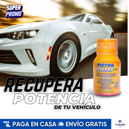 Aditivo Piston Bullet Bio | Pack Especial X5 Unidades 🛒 Máximo Rendimiento + Ahorro Garantizado ✅