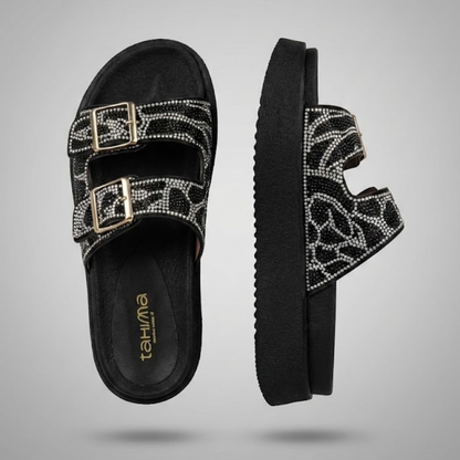 SANDALIAS PLATAFORMA CON BRILLANTES | ULTRACÓMODAS ✨👣