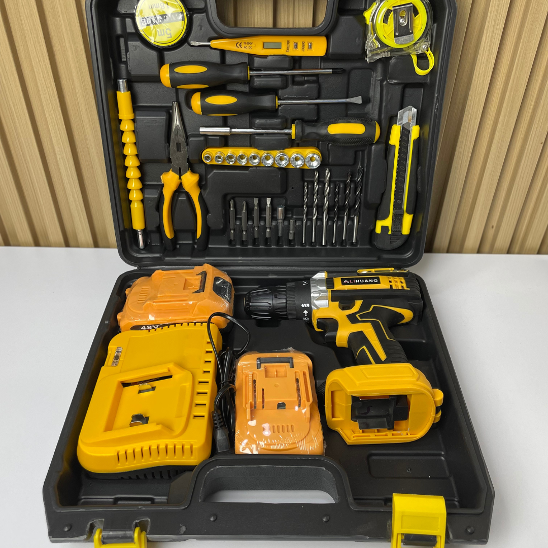 Combo Taladro Inalámbrico 48V + Juego de Herramientas Kit Completo🛠️
