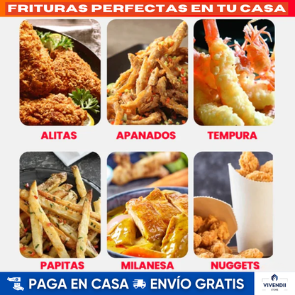 Olla Freidora Japonesa con Termómetro 🛡️