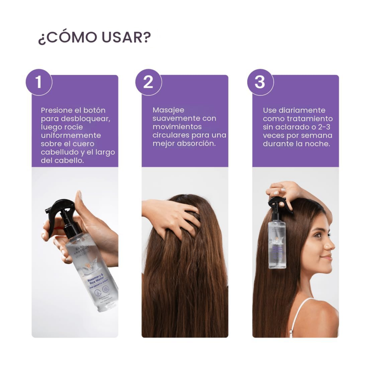 🌿 BARE ANATOMY – SPRAY CAPILAR DE ROMERO | CRECIMIENTO Y VOLUMEN