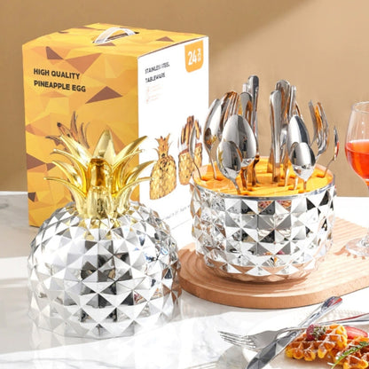 SET DE CUBIERTOS PREMIUM | 24 PIEZAS🍴