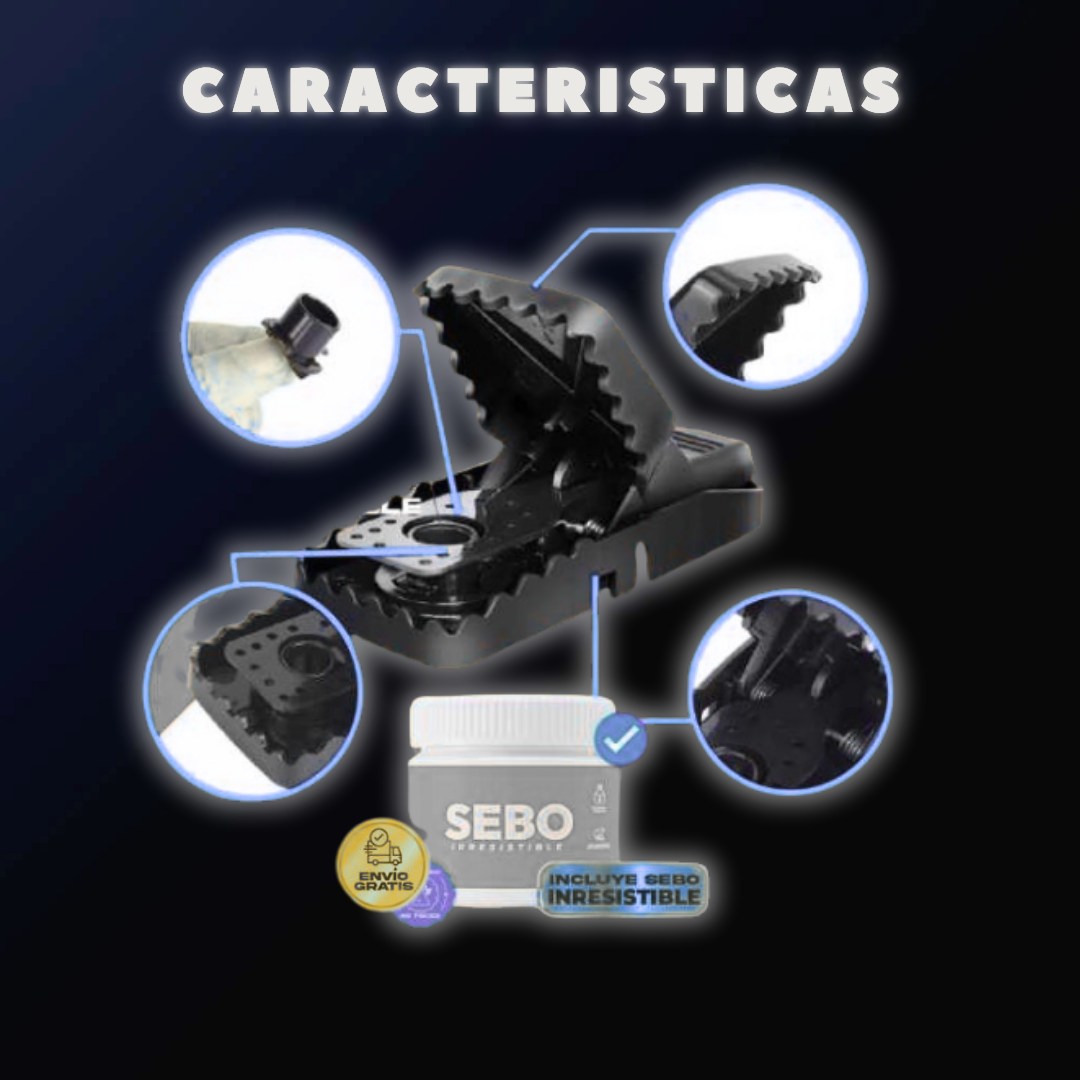 ¡Elimina Roedores Rápido y Seguro! | La solución definitiva, eficaz y reutilizable | GARANTÍA DE SATISFACCIÓN 🛒