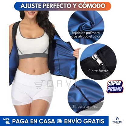 Faja Chaleco Térmico: Conviértete en tu mejor versión: más sudor, más definición, más confianza | Aprovecha PROMO HOY 🔥