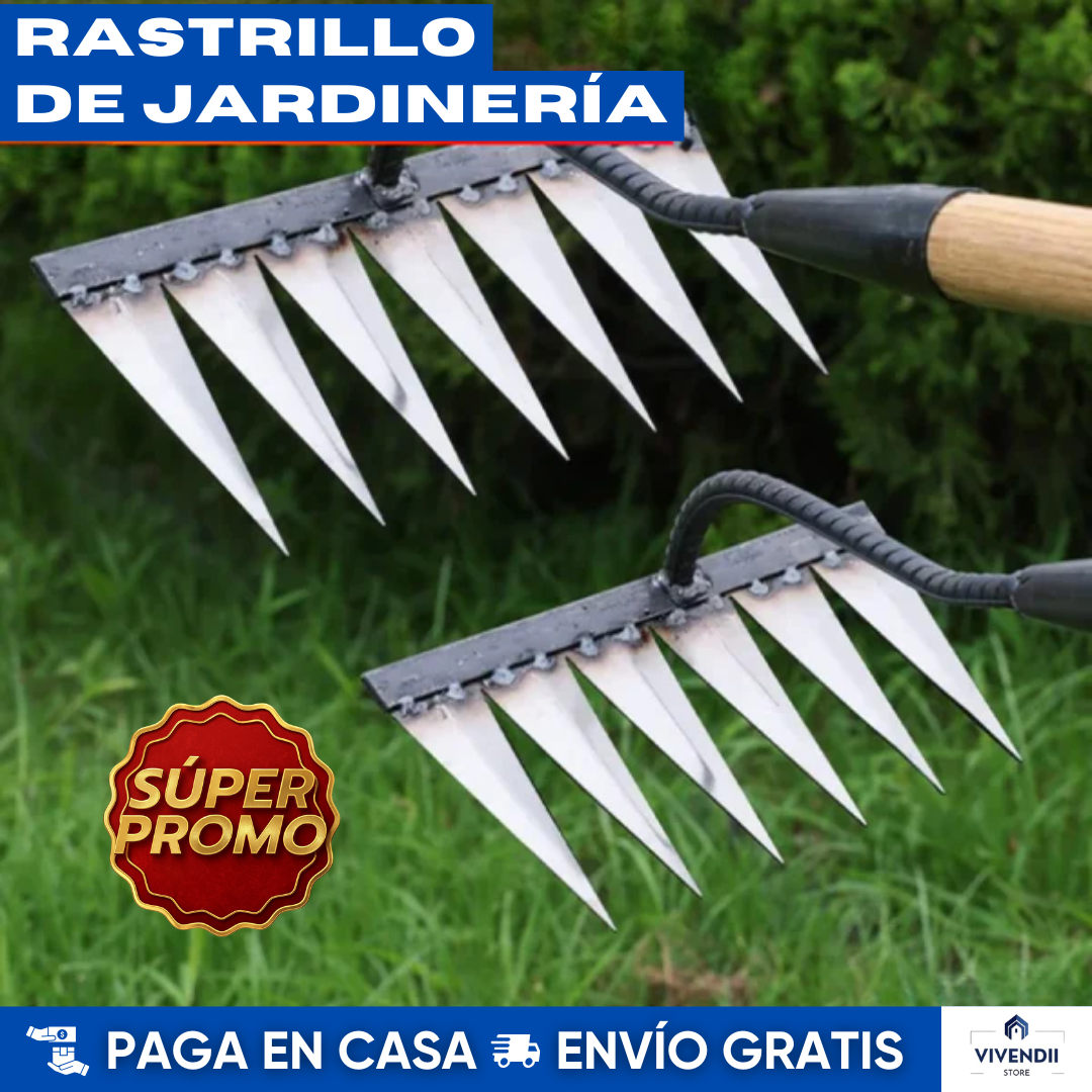 Rastrillo de Jardinería Multifuncional 🌿