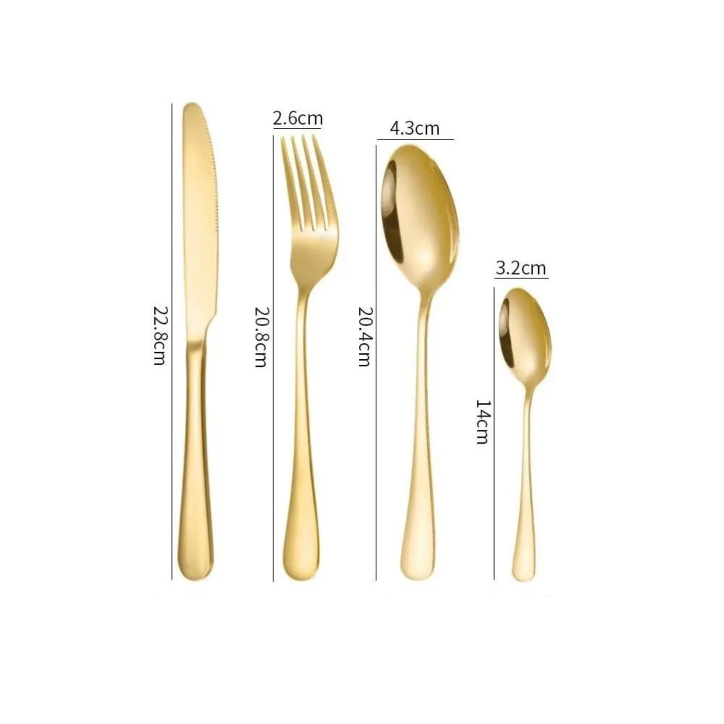 SET DE CUBIERTOS PREMIUM | 24 PIEZAS🍴