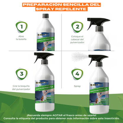 Bye Bye Bichos: Spray Eliminador de plagas de 500ml 🦟