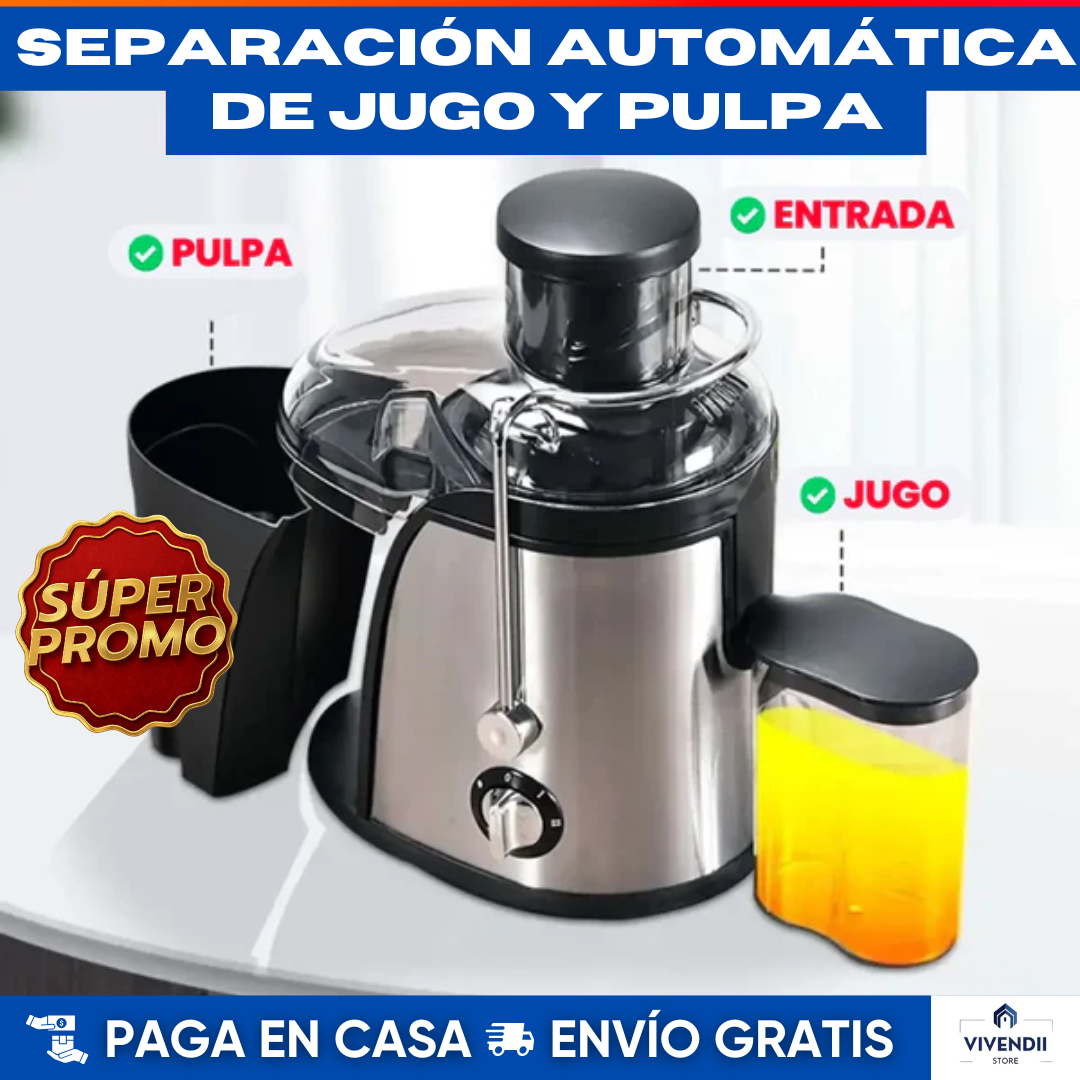 Extractor de Jugos SOKANY 1.6 L de 800w | Jugo rico, fresco y natural en segundos, sin esfuerzo 👌