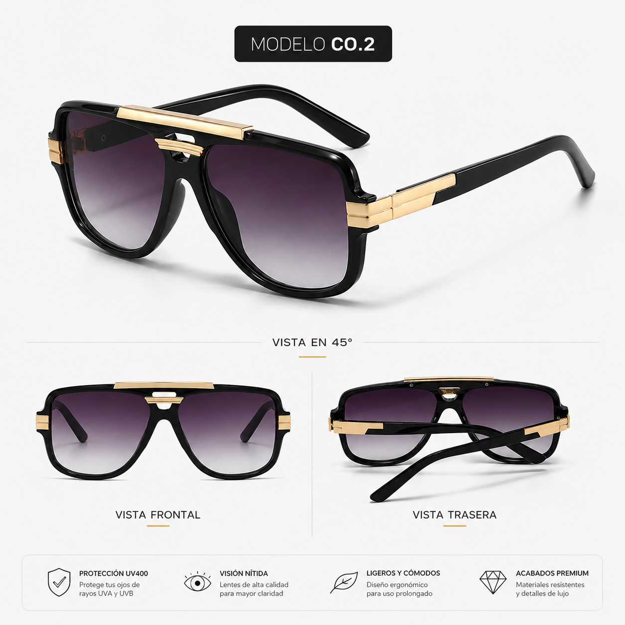 Gafas De Sol: Protege tus ojos y luce mejor estas vacaciones 😎