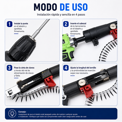 Adaptador Pistola De Tornillos para Taladro 🚀